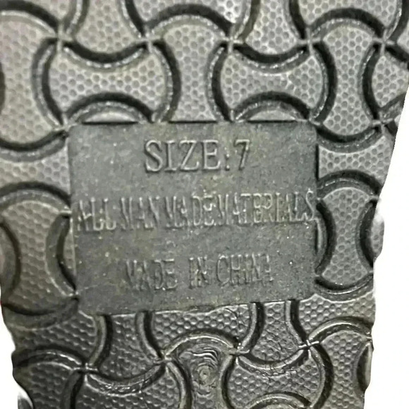 Rebel Buffalo Plaid Slide Sandals Adjustable Buckles Comfort Footbed Size 7 - Picture 6 of 7